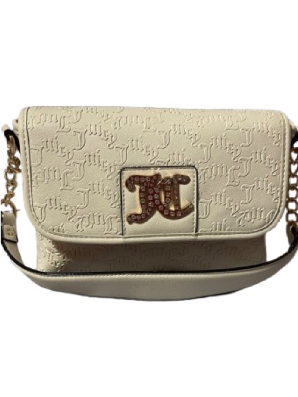 Juicy Couture Charm City Angel Crossbody bag with Gold Accents NWOT